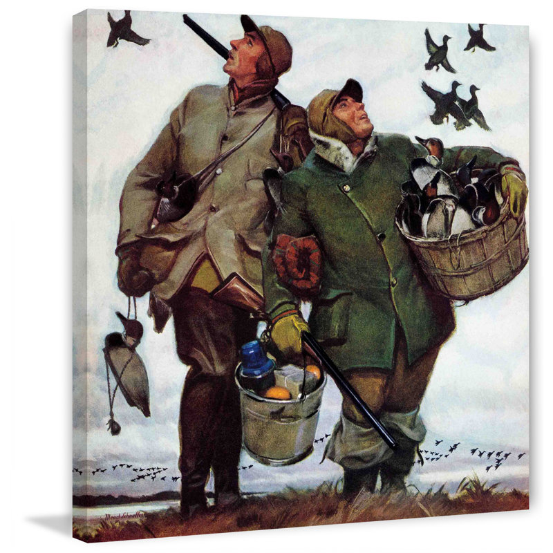 Reproduction d’art sur toile tendue, "nothing sauf déco" par mead schaeffer, H 18 po x l 18 po x P 1,5 po