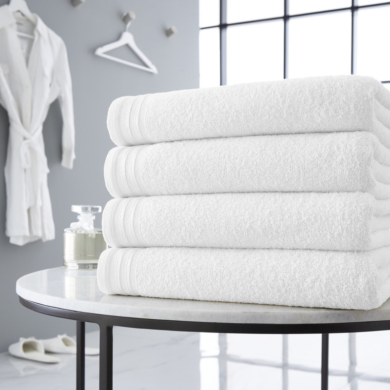 Lazayah Midweight Bath Sheet, White