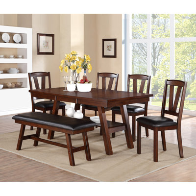 6 - Person Dining Set -  Red Barrel StudioÂ®, 5A695421FBD94B2CA5FE3060AD77A6B3