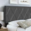 Diamond Linen Upholstered Platform Bed Frame with Adjustable Headboard - Boyd Sleep-1427847244-1427847254