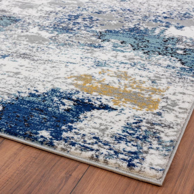 Elkmont Abstract Indoor Rug, Runner 2' x 7'