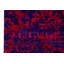 Hand-Knotted High-Quality Blue and Red Area Rug