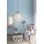 Lustre 4 lumières Jolette, bois