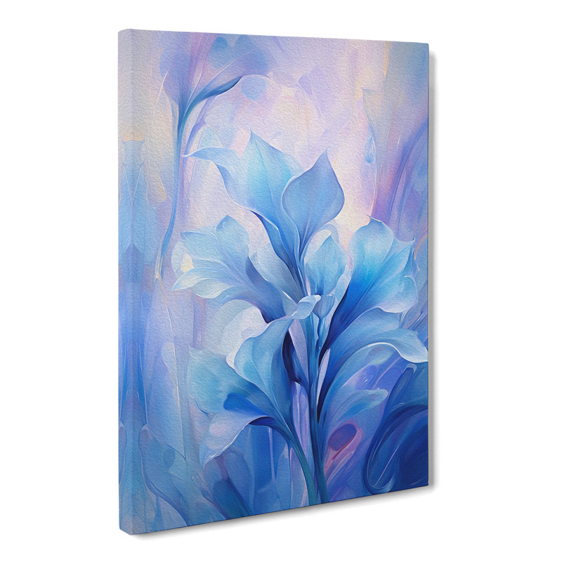 Bluebell Flower Abstract - Print, 50cm H x 35cm W x 3cm D