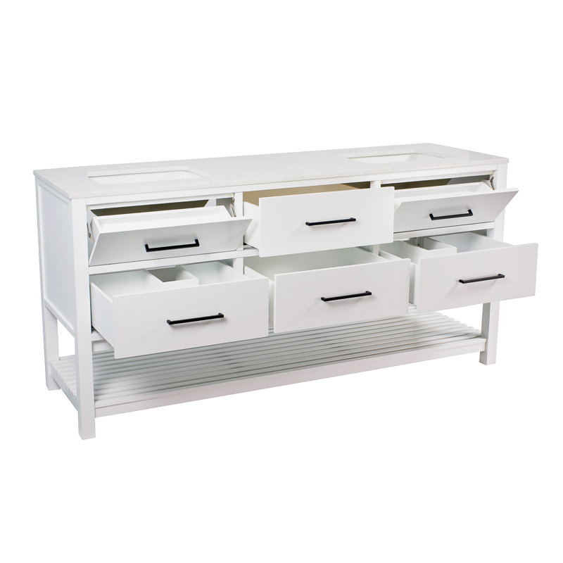 Frey 72" Double Bathroom Vanity