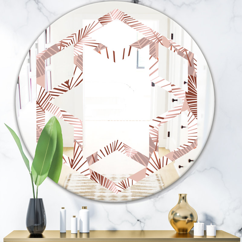 Miroir mural Hexagon Star IV, H 31,5 po x l po
