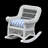 Kid's Rocking Chair with Cushion-10336200-10336199