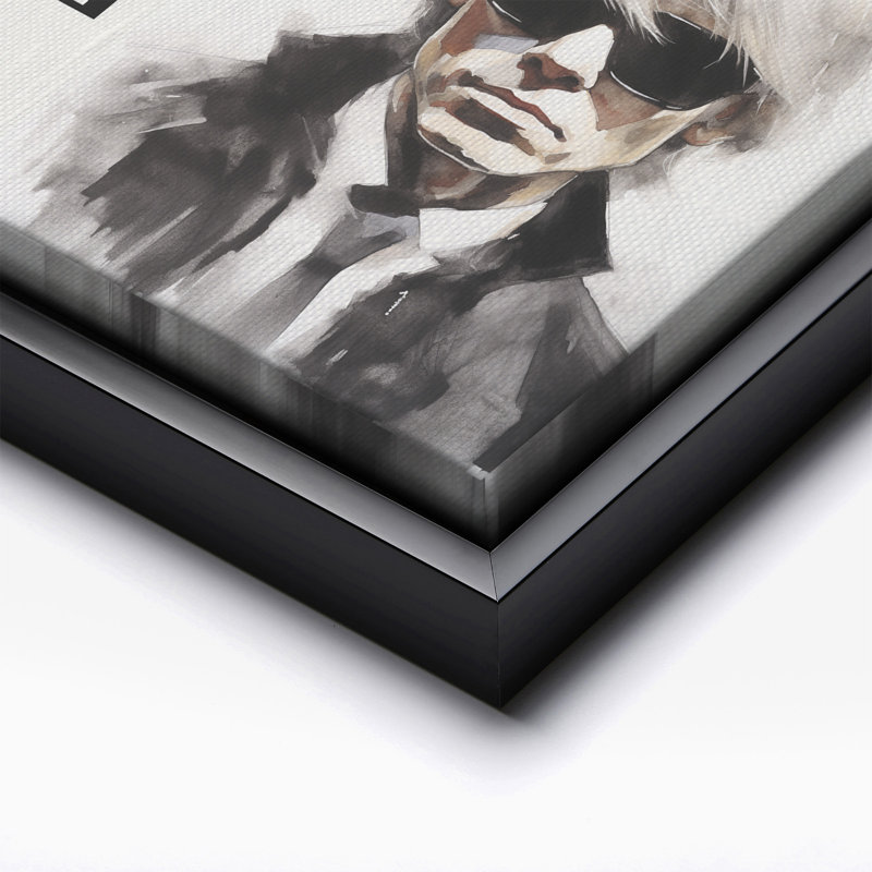 Not To Live Forever, Black Framed, Canvas, 16"H x 20"W