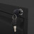 5 Drawer Metal Vertical File Cabinet With Lock And Wheels For Home Office, Adjustable Hanging Rods A4/letter/legal Size, Full - Retractable Slides, In Black Wheels, Ample Room Documents, Smooth-1760233445