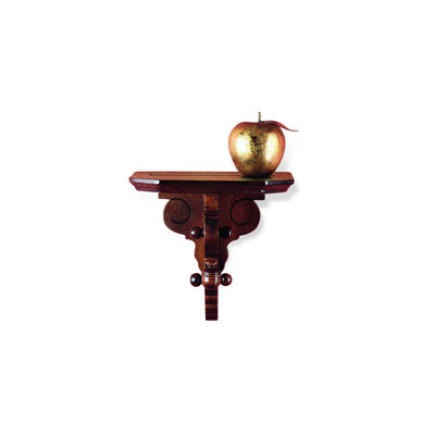 Keen Replicas Square Mahogany Solid Wood Floating Shelf