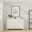 Miroir de salle de bain mural biseauté-1281742253