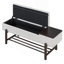 Banc de rangement rembourré Farmhouse avec compartiment caché-2037861128
