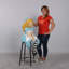 Statue Alice assise