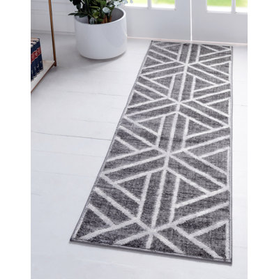 Tapis gris foncé / gris Quercioli