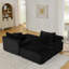 Méridienne à deux places avec coussin moelleux-129391525