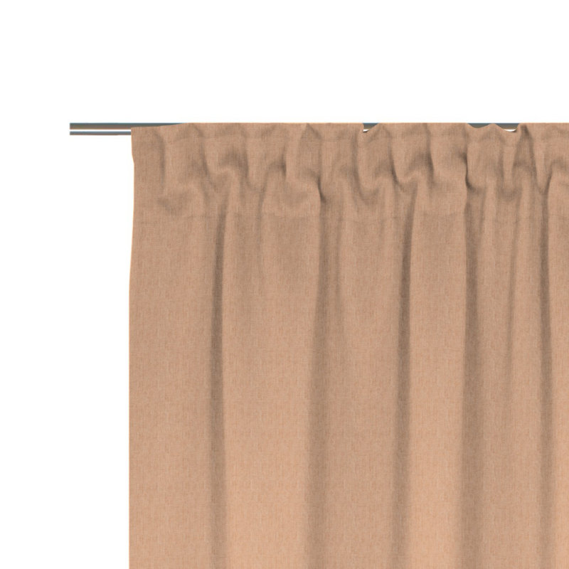 Sunday, multi -band scarf, semi -transparent, Terra, 142cm Width x 295cm Drop