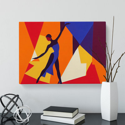 Abstract Woman Dancer Vol.1 - Wrapped Canvas