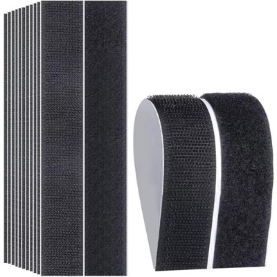 16.5ft 2in Hook & Loop Self Adhesive Fastener Tape Heavy Duty Sticky Tape