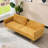 79 Inch Foldable Corduroy Bed, Double With Folding For Living Room & Small Spaces, Gentle And Textured Fabric, Robust Framework, Simple Installation Understandings Bed , Compact Velvet, Method-816780602