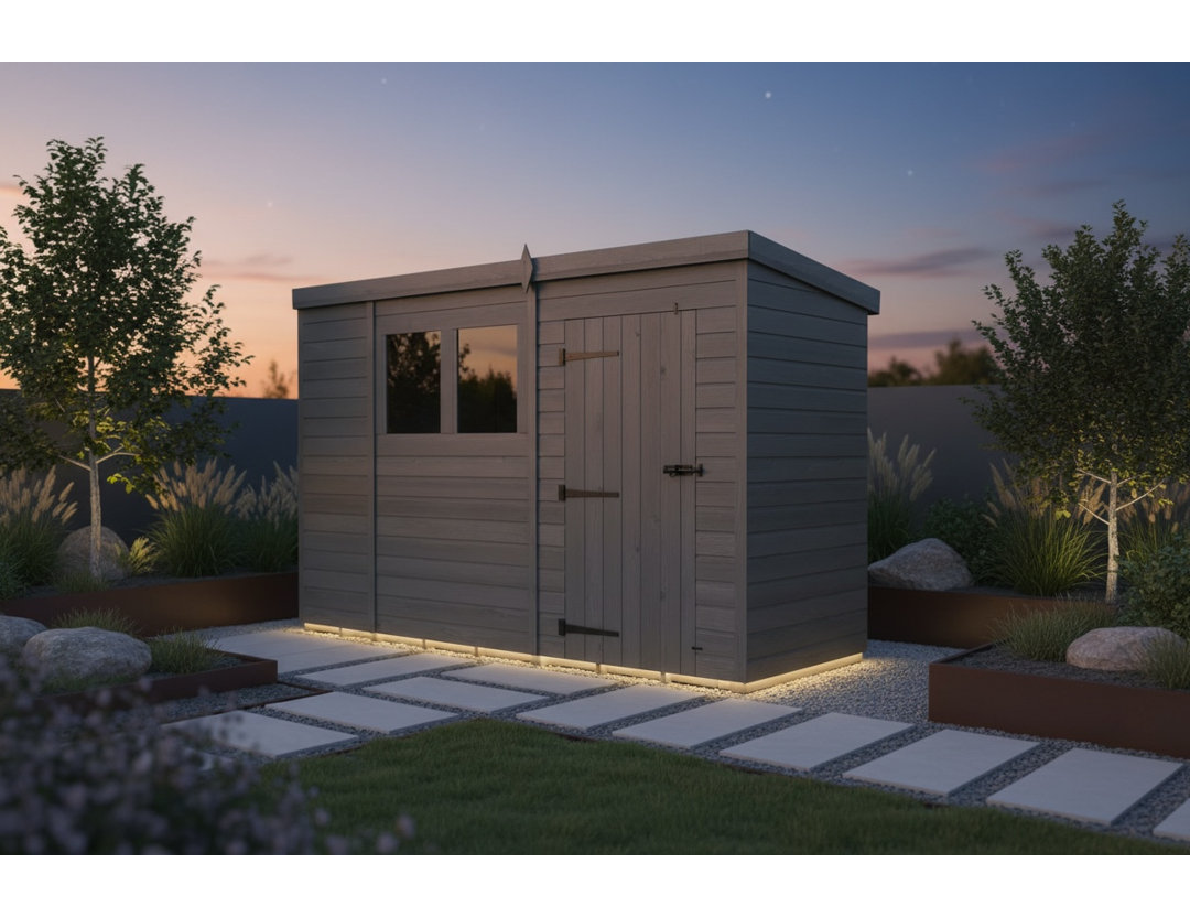 11x5 Pent Composite Shed