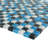 Small Dots 11.82 in. x 11.82 in. Squares Glossy Glass Mosaic Tile-60819495