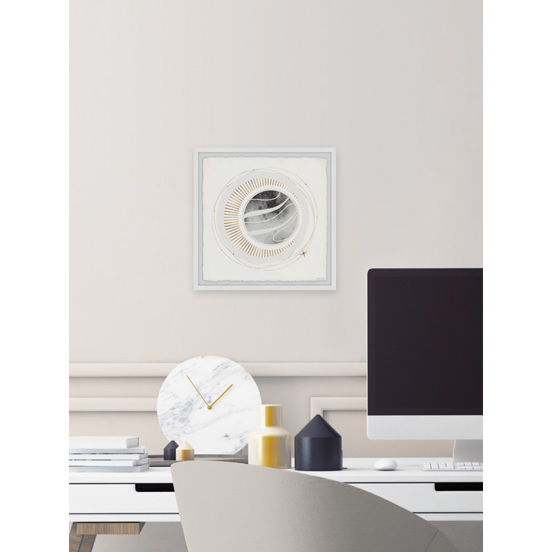 Winding Rivers 1 Piece Single Picture Frame Wall Art, 45cm H x 45cm W x 3.81cm D