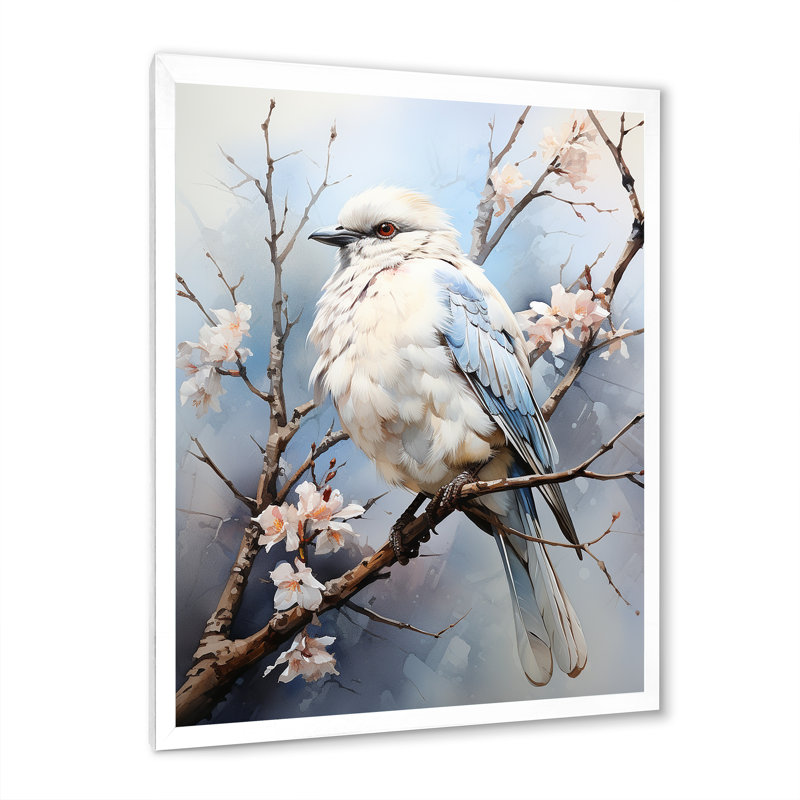 «Peaceful Winged Beauty» sur impression sur toile, H 40 po x l 30 po x P 1,5 po, Cadre simple blanc
