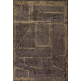 Brown Abstract Luxury Area Rug