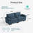 Colbey 90'' Upholstered Modular Cloud Sofa-1244192802-1244192800