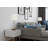 Chester 28.5" Metal and Wood Table Lamp with USB Charging Ports Brushed Steel Off White