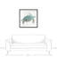 Tortue de mer turquoise - reproduction sur toile-24799604-24799598