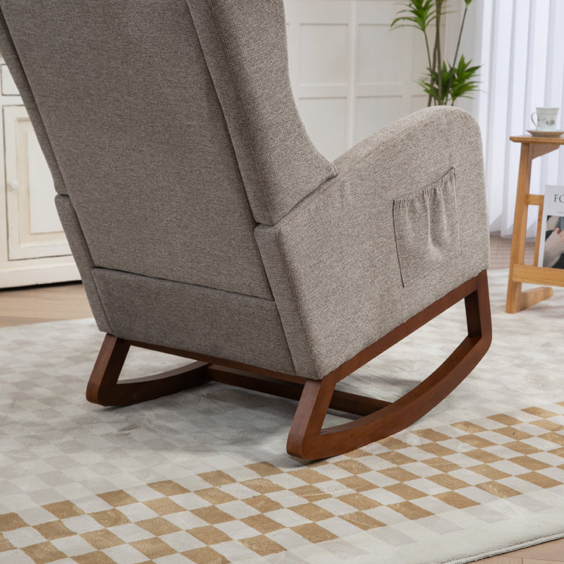 Chaise berçante Jaivin, Taupe