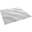 Housses de panneaux muraux décoratifs 3D H 11 7/8 po x l 11 7/8 po 11,75 pieds carrés Pi. (12 / PC)