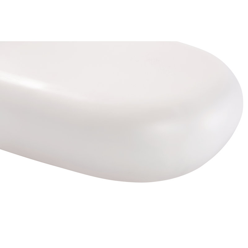 Bazaar Outdoor Free Form Coffee Table, White