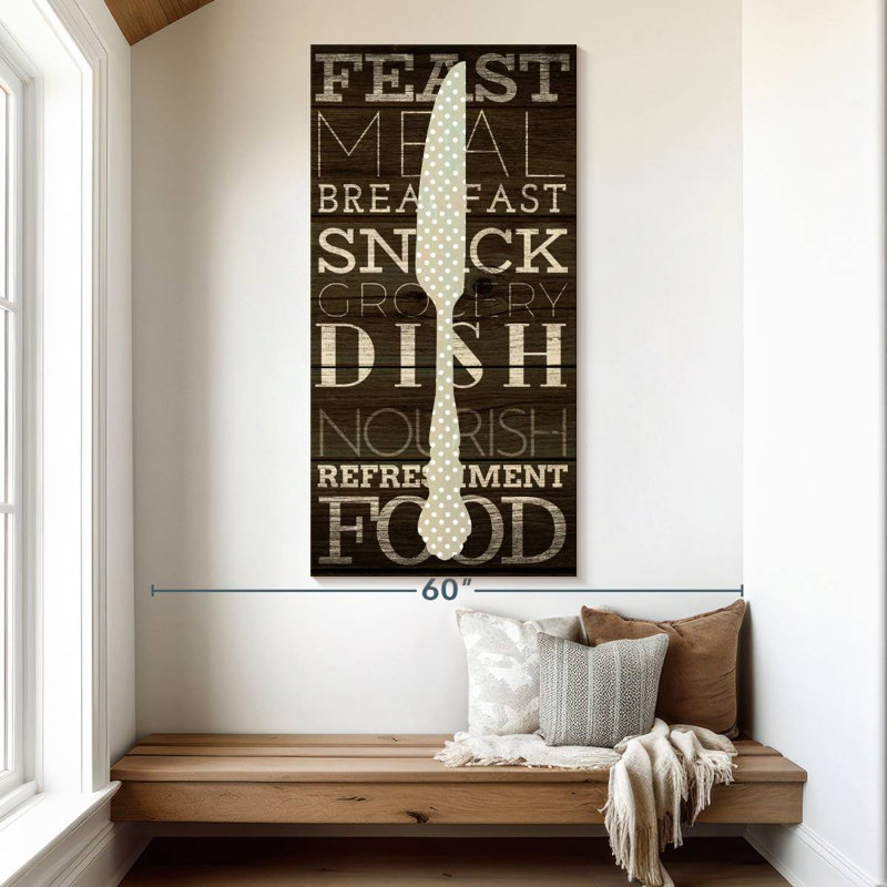 Kitchen Bread Knife, 54" H x 27" W