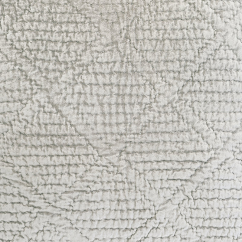 Parisienne Velvet Quilt, Full/Queen Quilt, Gray
