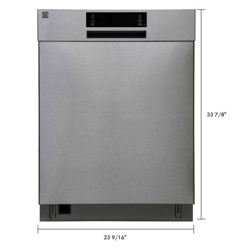 Kenmore 24" Built-in Dishwasher with UltraWash System and SmartWash - Stainless Steel w/ Fingerprint Resistance