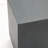 Novato 18" H Cement Square Patio Table, Black Outdoor Side Table
