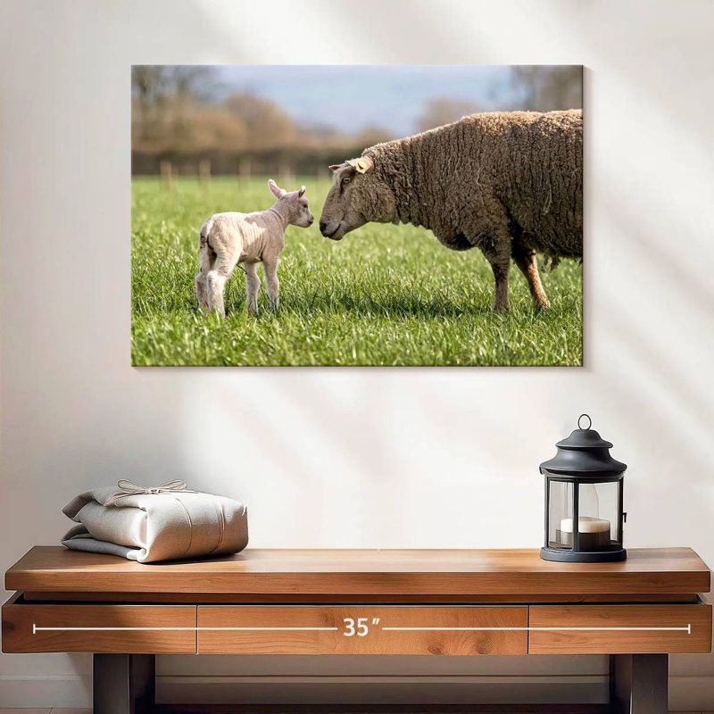 Brampt Sheep Love, 16" H x 24" W