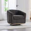 32.25" W Upholstered Swivel Barrel Chair-1868284199