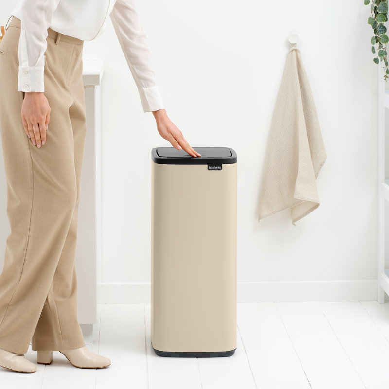 Brabantia Bo Touch Bin 30 Litre, Soft Beige