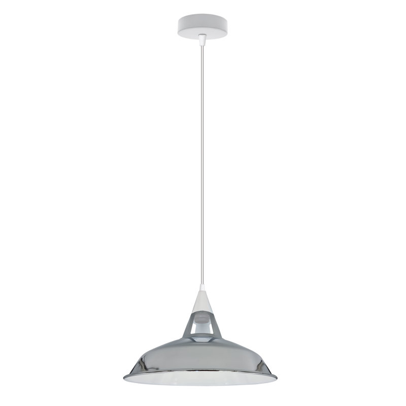 1 - Light Single Pendant, No, Chrome