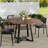 Round Wooden Dining Table for 4-6 People-524318202