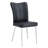Faux Leather Upholstered Metal Dining Chair-1537218219-1520297924
