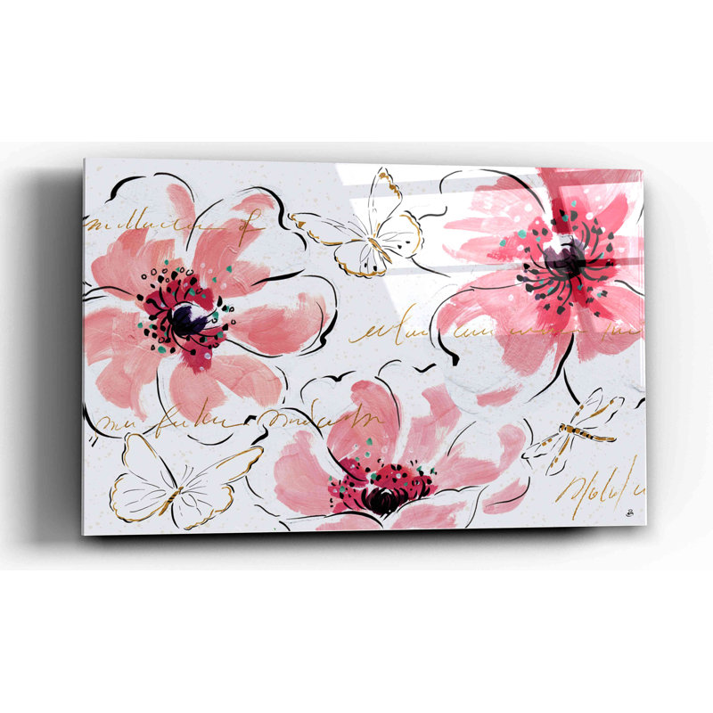 Simplement rose I - impression sans cadre, L 16 po x H 12 po