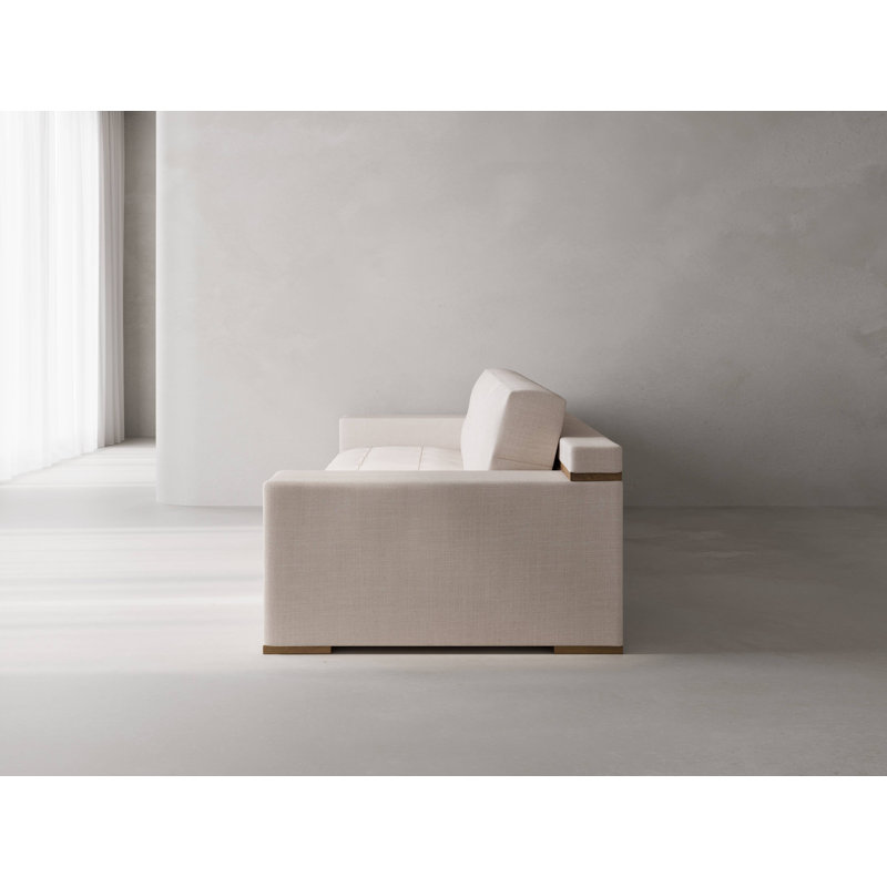 Indio Sofa, 31" H x 108" W x 42" D, 3, Nevis Ivory