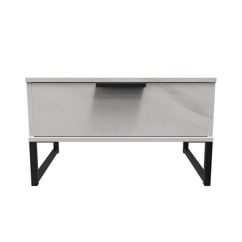 Bonnelle 58cm W Manufactured Wood Bedside Table