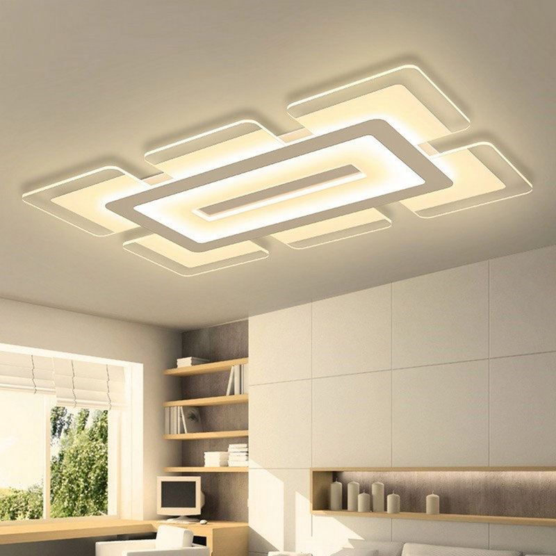 Bozzuto Acrylic LED Flush Mount, 1.5" H x 23.5" W x 15" D, 3000K