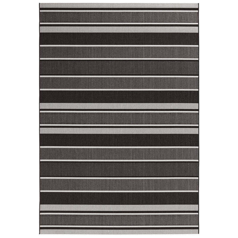 Meadow Black Rug, Rectangular 120 x 170cm