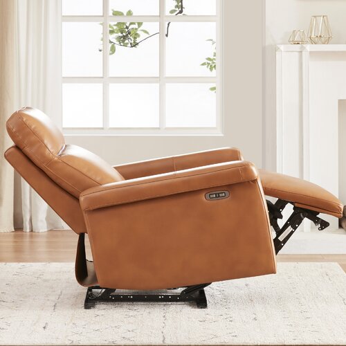 Red Barrel Studio® Pungoteague Vegan Leather Power Recliner & Reviews ...